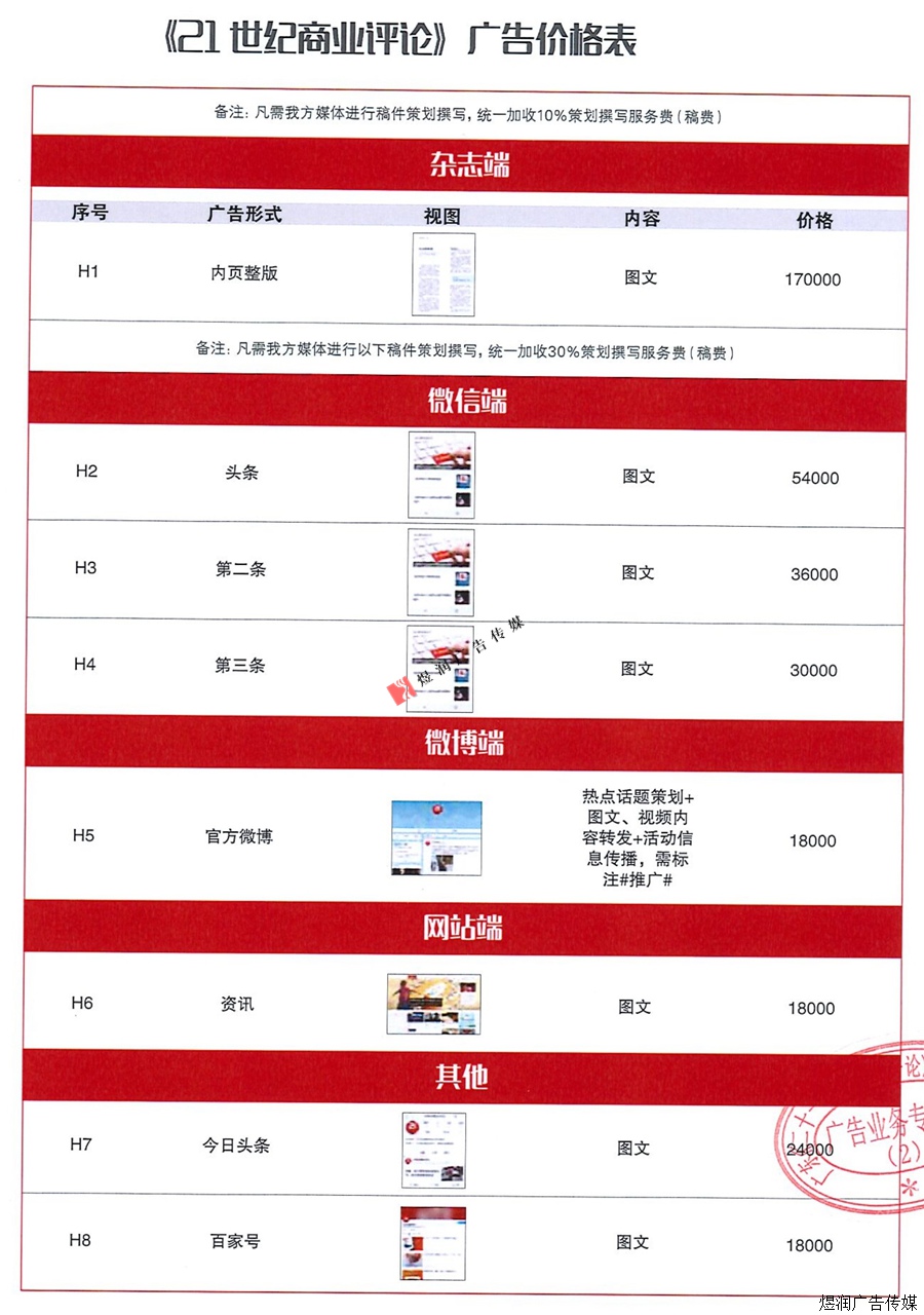 21世纪商业评论杂志广告价格 21世纪商业评论杂志广告价格
