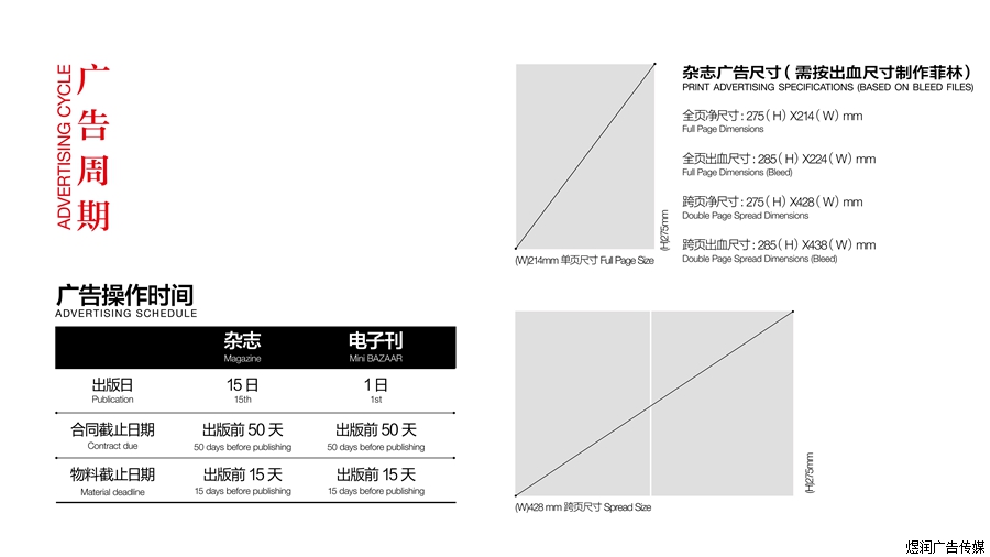 时尚芭莎广告最新价格 时尚芭莎广告最新价格