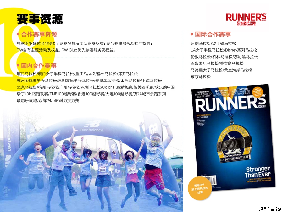 RUNNER'S WORLD跑者世界杂志广告