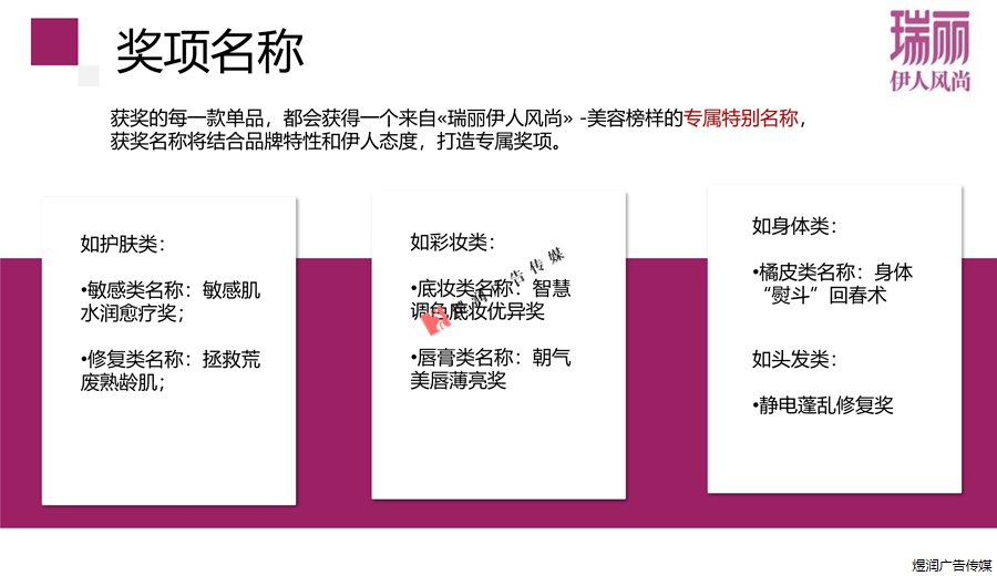 瑞丽伊人风尚美容榜样奖