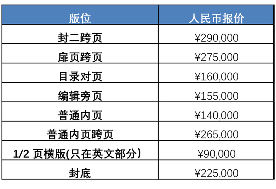 SKYWARD日本航空机上旅行杂志广告价格