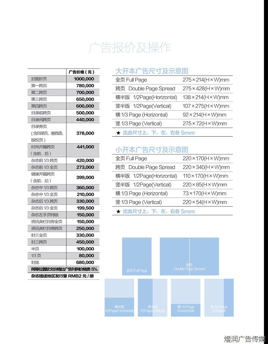 时尚健康杂志广告电话15821083091