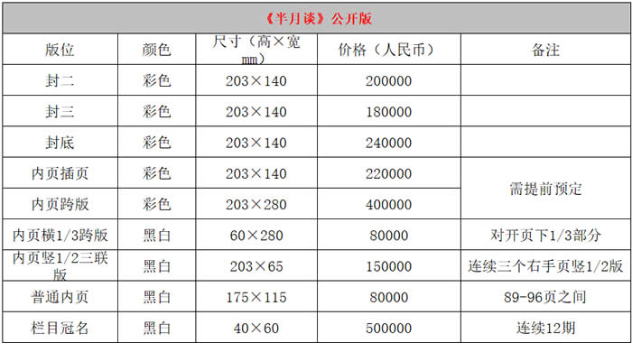 半月谈杂志广告电话15821083091