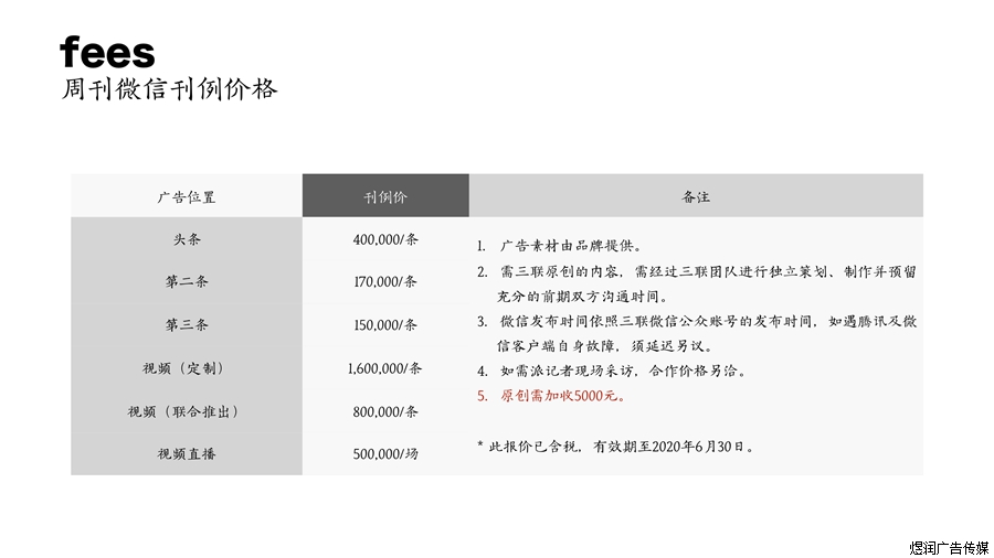 三联生活周刊微信微博广告价格