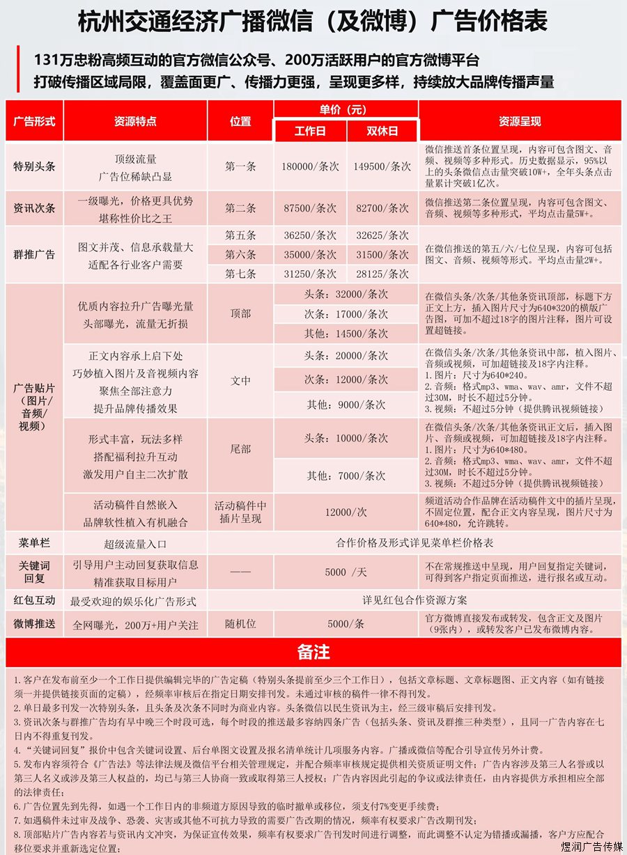 杭州交通广播91.8广告价格