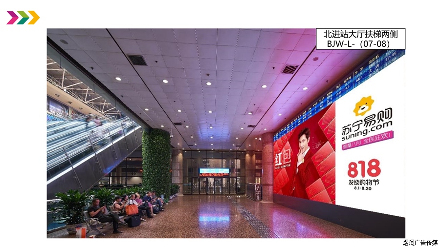 北京西站LED灯箱广告