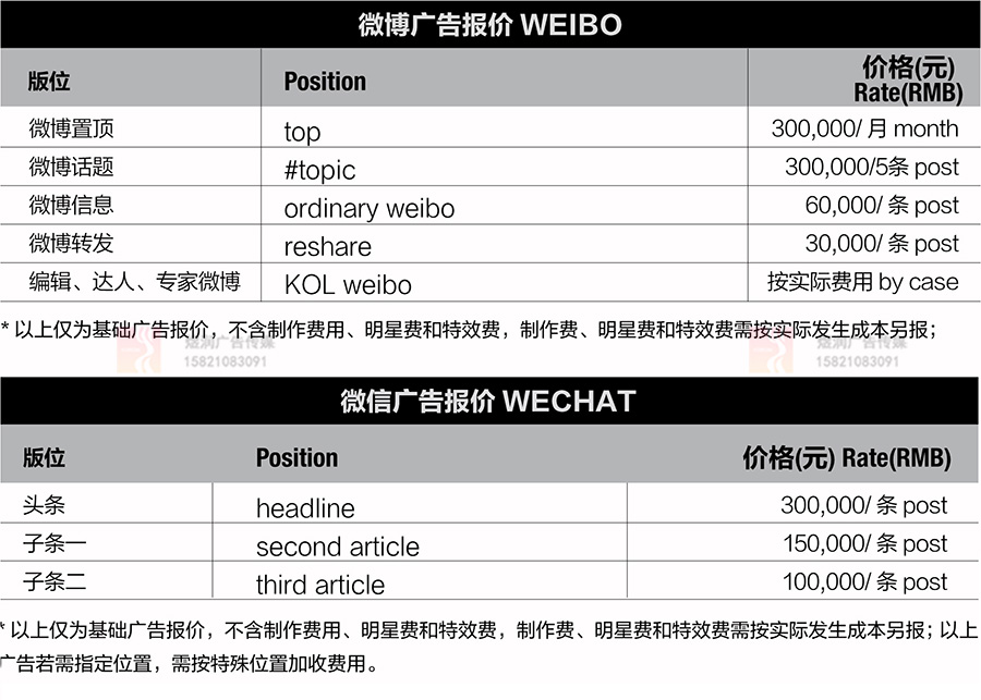 男人风尚广告价格