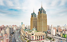 上海环球港双子塔LED屏广告